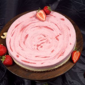 Epres-vaníliás granola torta