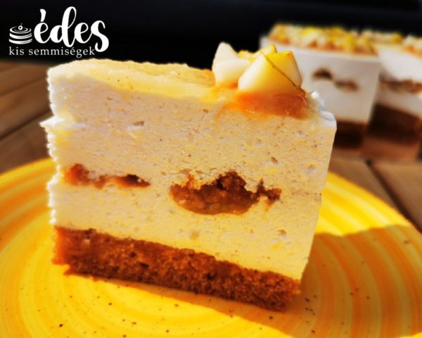 Karamellás körte mousse torta - Image 3