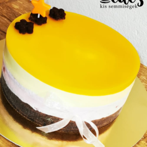 Málnás-mangós mousse torta