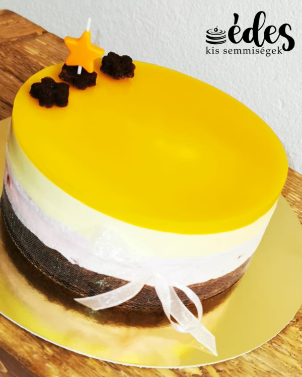 Málnás-mangós mousse torta