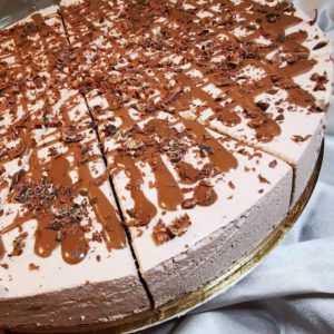 Csokis sajttorta